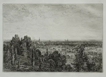 Bordeaux, vista da costa de Cénon
