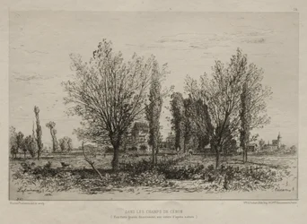 Nos campos de Cénon, 1876.