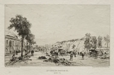 Memórias artísticas do cerco de Paris: Le Cavalie (Bastião 63)