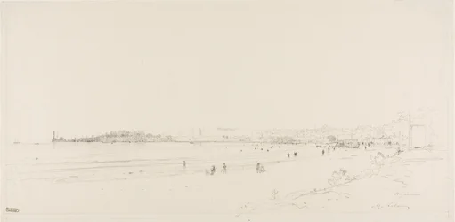 A praia de Royan