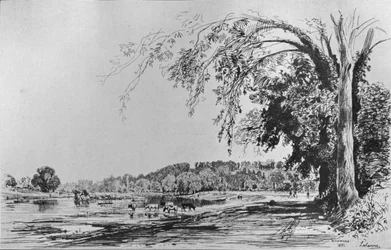 Vista de Richmond desde o Tamisa, 1871
