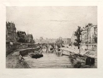 Vista tirada da ponte de S. Michel.