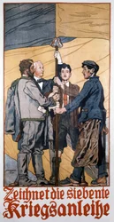 Primeira Guerra Mundial "Subscrição do 7º Empréstimo de Guerra"