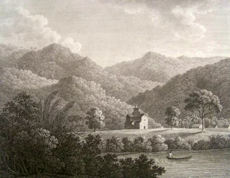 Vista da missão de S. Fiel