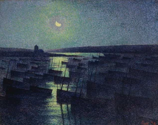 Camaret, luar e barcos de pesca