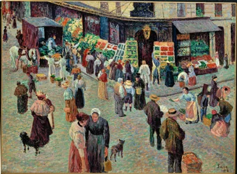 Rue des Abesses, Paris (aguarela)