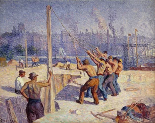 Os batedores de pilha, 1900