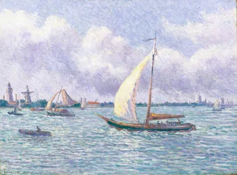 O Mosa perto de Dordrecht
