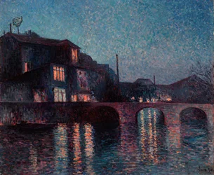 O rio Sambre em Charleroi