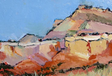Picos coloridos do deserto