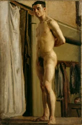 Figura masculina de pé