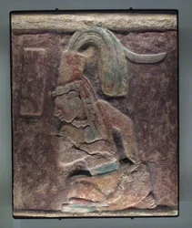 Homem sentado, El Chicozapote, Usumacinta, período clássico tardio, 600-900 DC