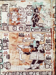 O Códice de Madrid ou Códice Tro-Cortesianus, trata de horóscopos e tabelas astrológicas, relata Hernán Cortés (1485-1547) em Espanha. Miniaturas pintadas