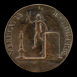 Verdade Escapando de um Livro [reverso], c. 1510.