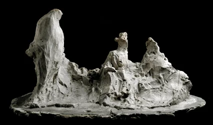 Conversa num jardim, escultura de Medardo Rosso (1858-1928), Barzio, Museo Medardo Rosso