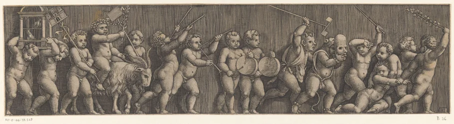 Frisão com procissão de putti
