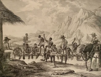 A lavagem dos diamantes, Curralinho, 1823-1831.