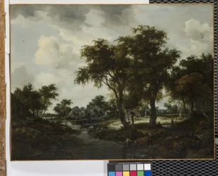 O Moinho de Água (A Paisagem de Trevor) (óleo sobre tela)