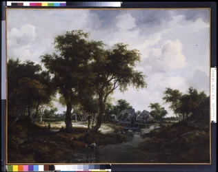 O Moinho de Água (A Paisagem de Trevor) (óleo sobre tela)