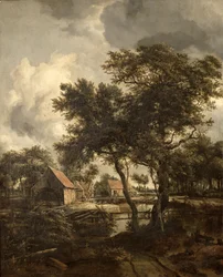 O moinho de água, c.1660