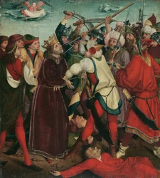 Martírio de St. Oswald em batalha