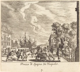 Escadaria de Espanha, Nápoles