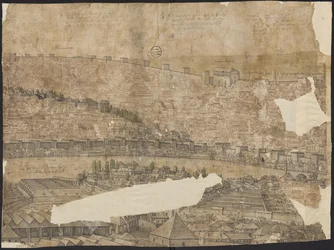 Prospecto de Constantinopla, Folha 16, Melchior Lorck, 1559