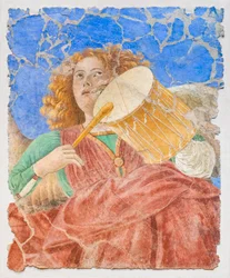 Anjos de fazer música, c.1480 (fresco restaurado)