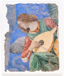 Anjos que fazem música, por volta de 1480 (fresco)