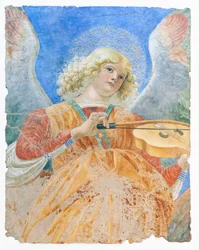 Anjos que fazem música, por volta de 1480 (fresco)