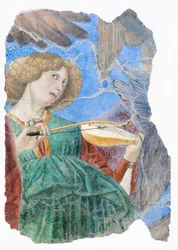 Anjos que fazem música, por volta de 1480 (fresco)