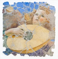 Anjos que fazem música, por volta de 1480