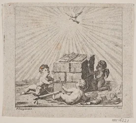 Dinamarquês:  Vignet til N. E. Balle "Theses Theologica"