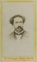 Retrato do compositor Robert Planquette 1848-1903, c. 1880