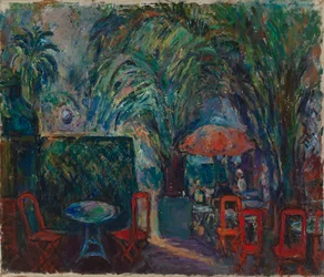 Café francês na calçada