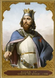 Roger I da Sicília 1031-1101, 1840s.