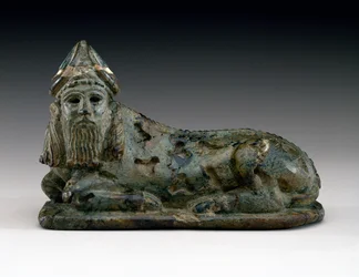 Deidade do Lama, c.2100-2000 aC (serpentina)