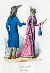 Moda de 1804 1882-1884.