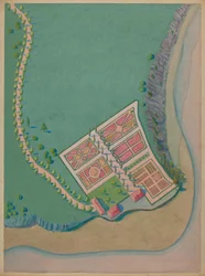 Corlaer Estate and Garden, c. 1936.