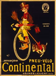 Desde que eu possua uma moto Continental, c.1900.