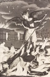 Ilustração para John Miltons Paradise Lost, 1688.