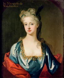 Retrato de Mary Anne Spanheim (1682-1772), esposa de François de La Rochefoucauld, marquês de Montandre