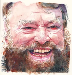 Brian Blessed (aguarela)
