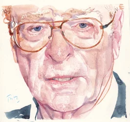 Michael Caine (aguarela)