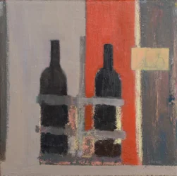 Claret e Bordeaux, 2017 (óleo sobre linho)