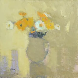 Flores do jardim murado, 2014 (óleo sobre linho)