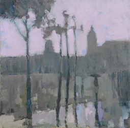 Paris in the Rain, 2016 (óleo sobre linho)