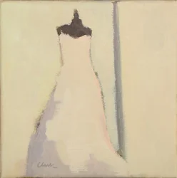 Vestido de noiva, 2017 (óleo sobre linho)