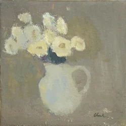 Flores Brancas, 2016 (óleo sobre linho)