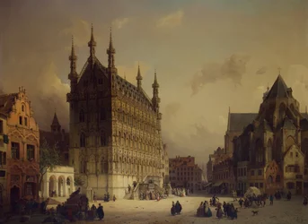 A Câmara Municipal de Leuven, Bélgica